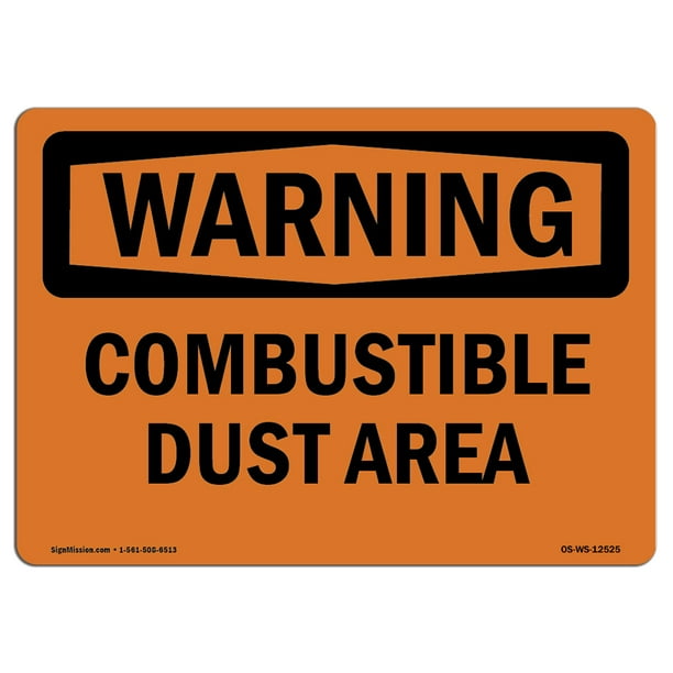 Protect Your Business Aluminum Sign Combustible Dust Area Bilingual Warehouse & Shop Area Construction Site 18 X 12 Aluminum Made in the USA OSHA Waring Sign Protect Your Business Aluminum Sign Combustible Dust Area Bilingual Warehouse & Shop Area Construction Site 18 X 12 Aluminum Made in the USA OSHA Waring Sign
